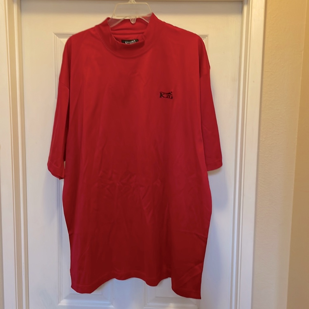 Red High-neck T-shirt